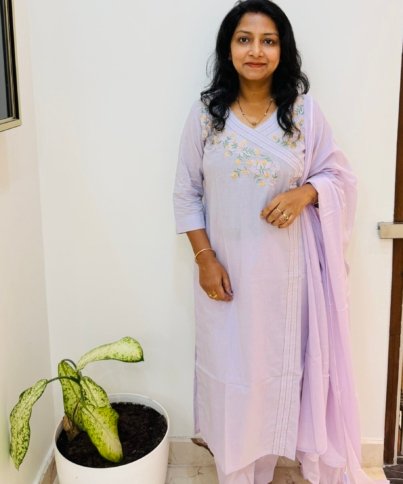 pure cotton 3PC Kurti set