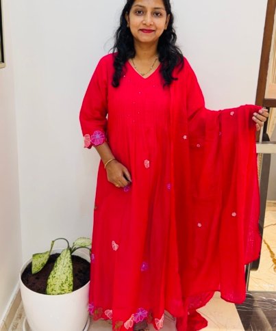 pure cotton 3PC Kurti set