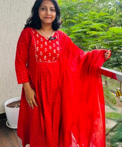 pure cotton 3PC Kurti set