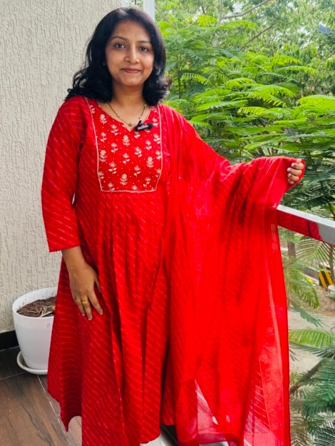 pure cotton 3PC Kurti set
