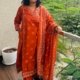 pure cotton 3PC Kurti set