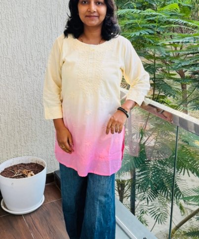 pure cotton short kurti