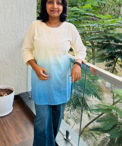 pure cotton short kurti