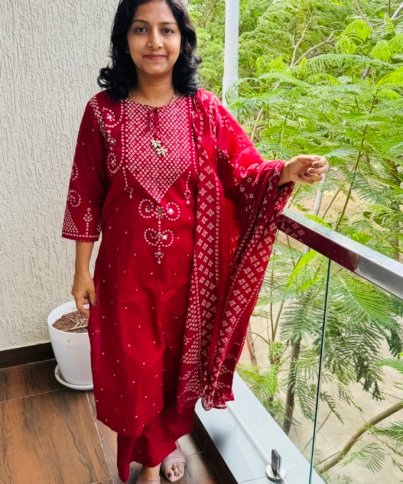 pure cotton 3PC Kurti set