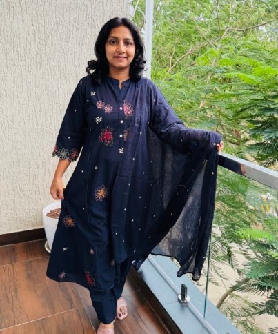 pure cotton 3PC Kurti set