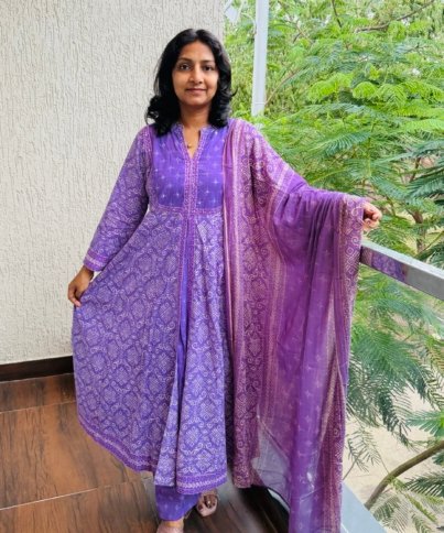 pure cotton 3pc kurti set