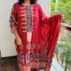 pure cotton 3pc kurti  set