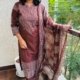 pure cotton 3pc kurti  set