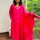 pure cotton 3pc kurti  set