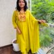 pure cotton 3pc kurti  set