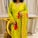 pure cotton 3pc kurti  set
