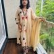 pure cotton 3pc kurti  set