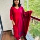 pure cotton 3pc kurti  set