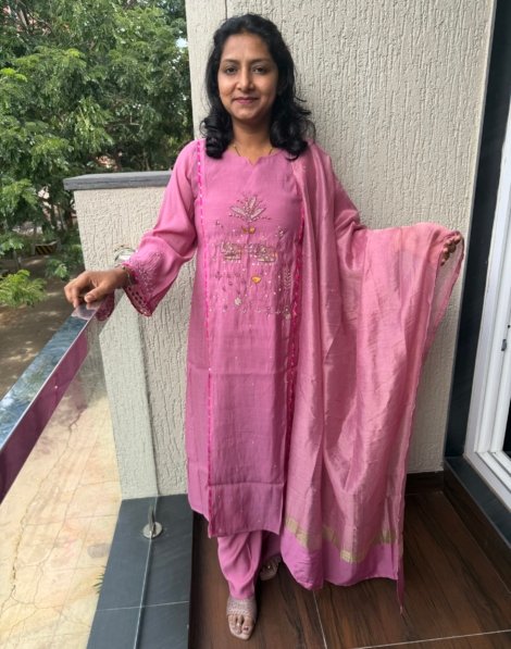 PURE MULCHANDERI 3PC KURTI SET